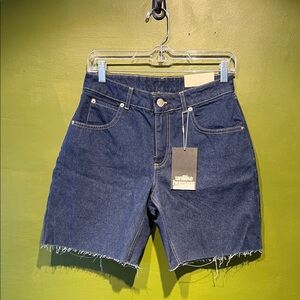 Unlike Humans Blue Denim Women's Shorts